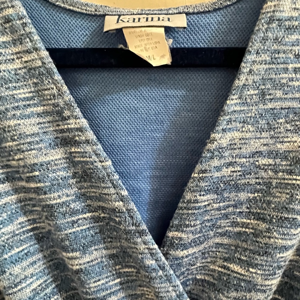 Karina dress Megan in blue space dye, size M/L